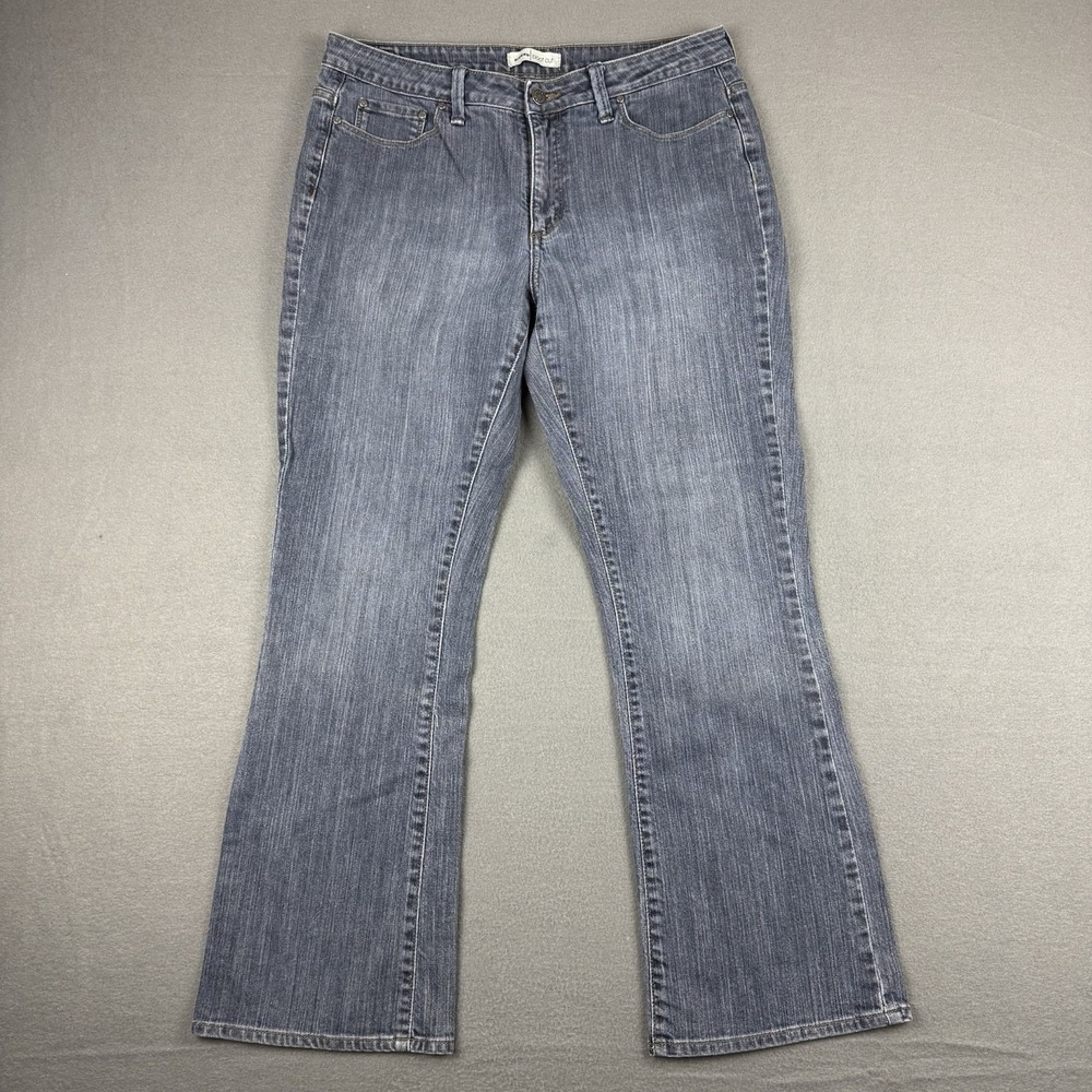Lee Riders Women's Mid Rise Boot Cut‎ Blue Denim Jeans Size 12M